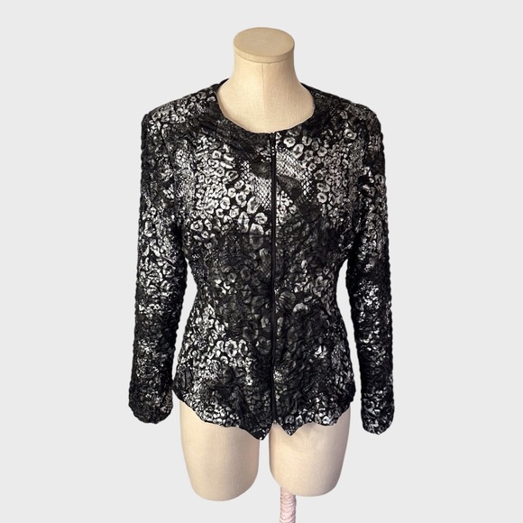 Crystal Printed Zip Jacket - Picture 8 of 8
